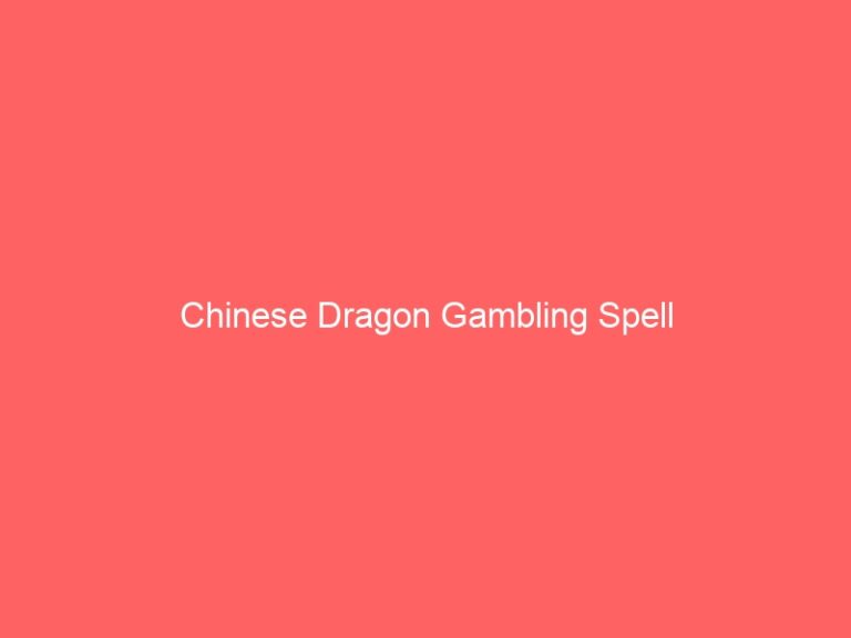 Chinese Dragon Gambling Psychic
