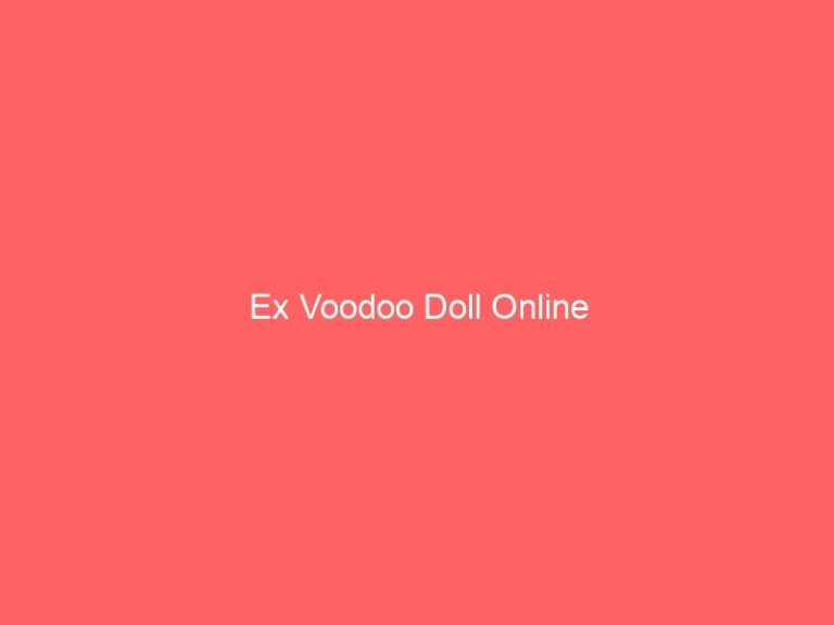 Ex Voodoo Doll Online