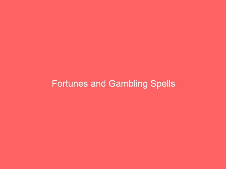 Fortunes and Gambling Psychics