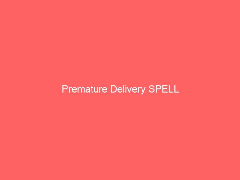 Stop premature delivery PSYCHIC
