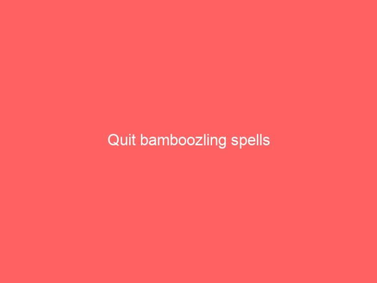 Quit bamboozling psychics