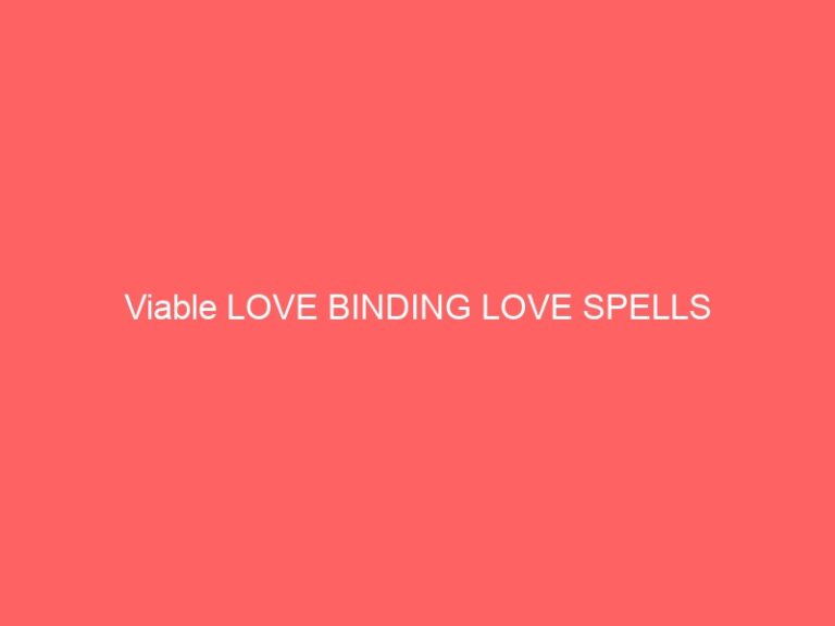 Viable LOVE BINDING LOVE PSYCHICS