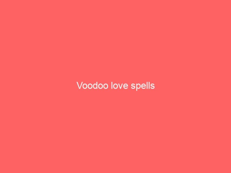 Voodoo love psychics